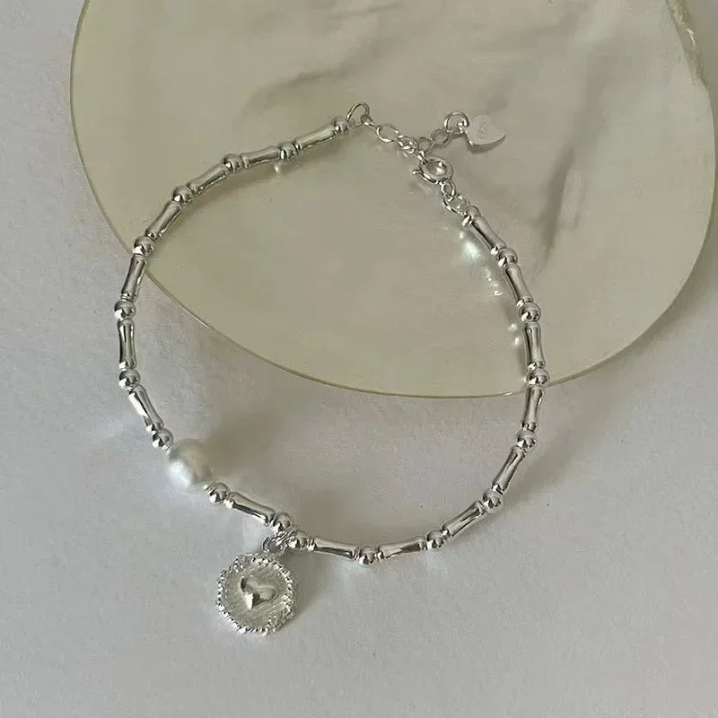 Pulseira de prata esterlina 925 - LUXO