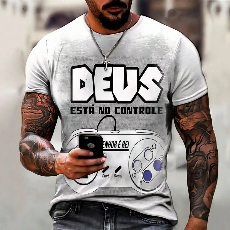 Camiseta Deus Está no controle