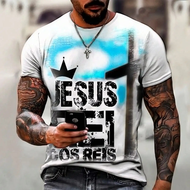 Camiseta Rei dos Reis _ Azul